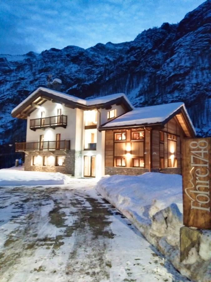 Fohre1748 Hotel Gressoney-la-Trinité Exterior foto
