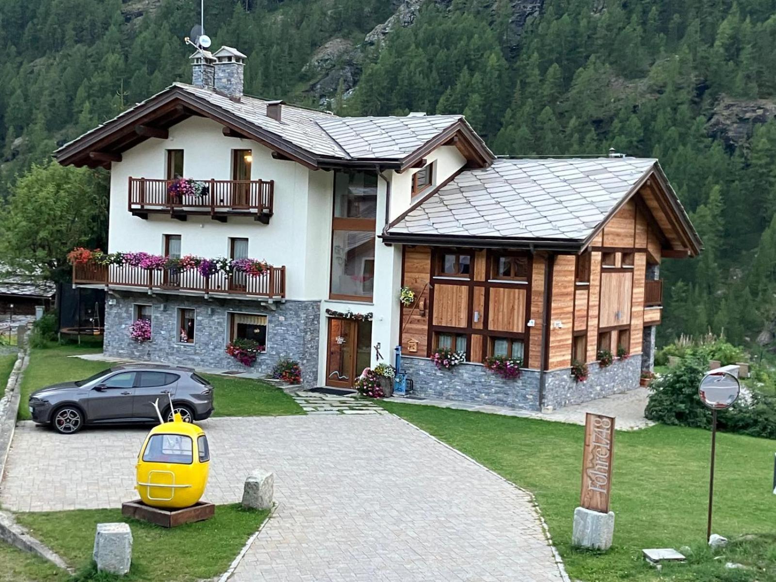 Fohre1748 Hotel Gressoney-la-Trinité Exterior foto